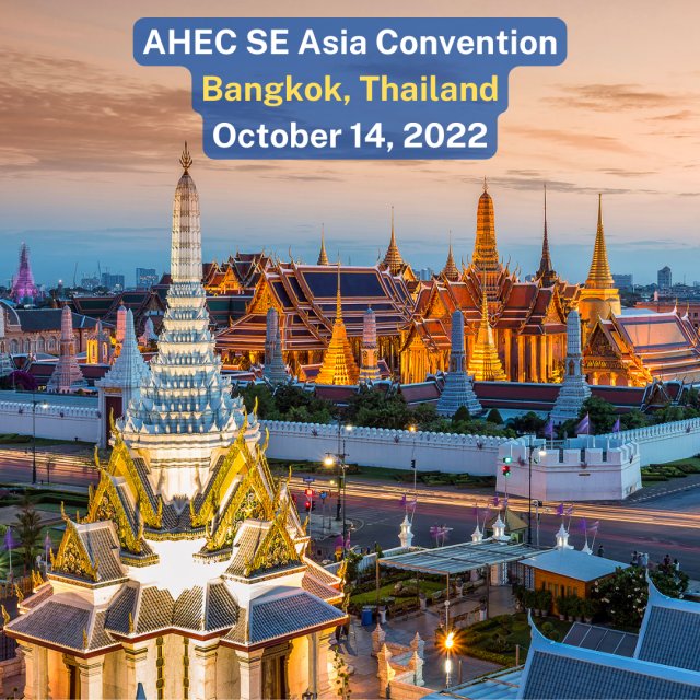 Bangkok, Thailand hosts AHEC SE Asia Convention