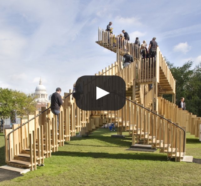 Endless Stair - adding a new dimension to timber in construction